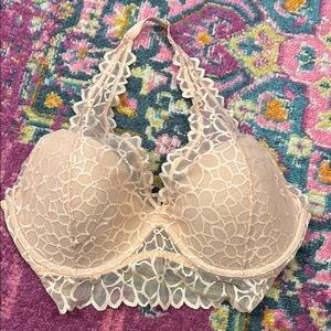 Victoria's Secret Light Pink Lace Bra with Underwire